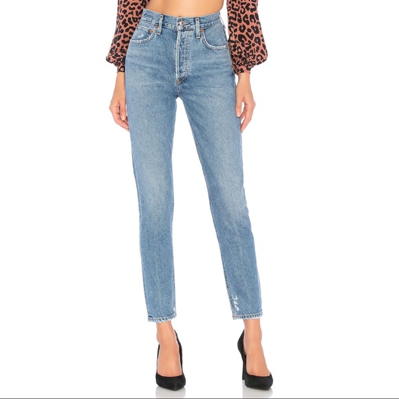 agolde jamie high rise passenger